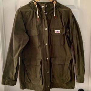 💫PENFIELD Olive Green Hooded Jacket Large